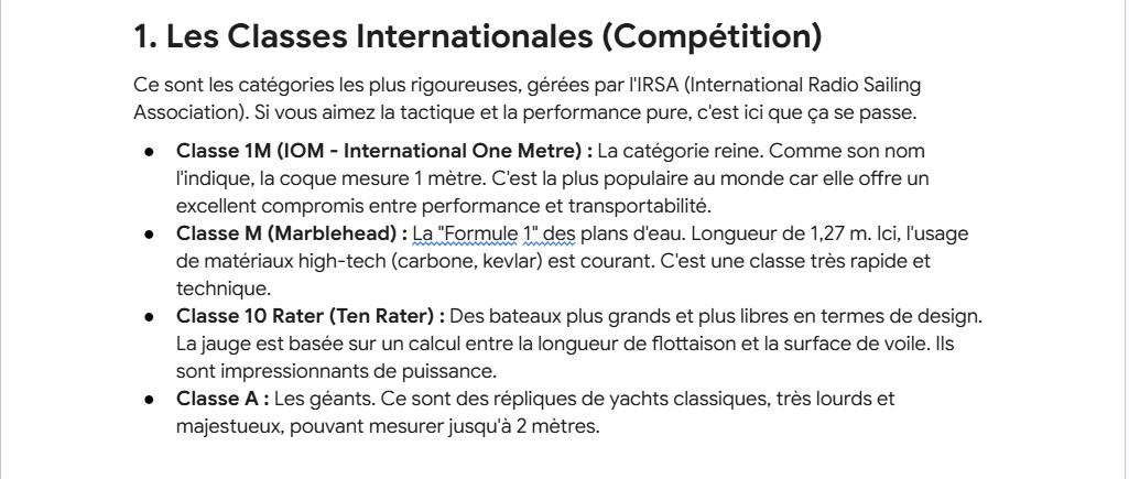classes internationales